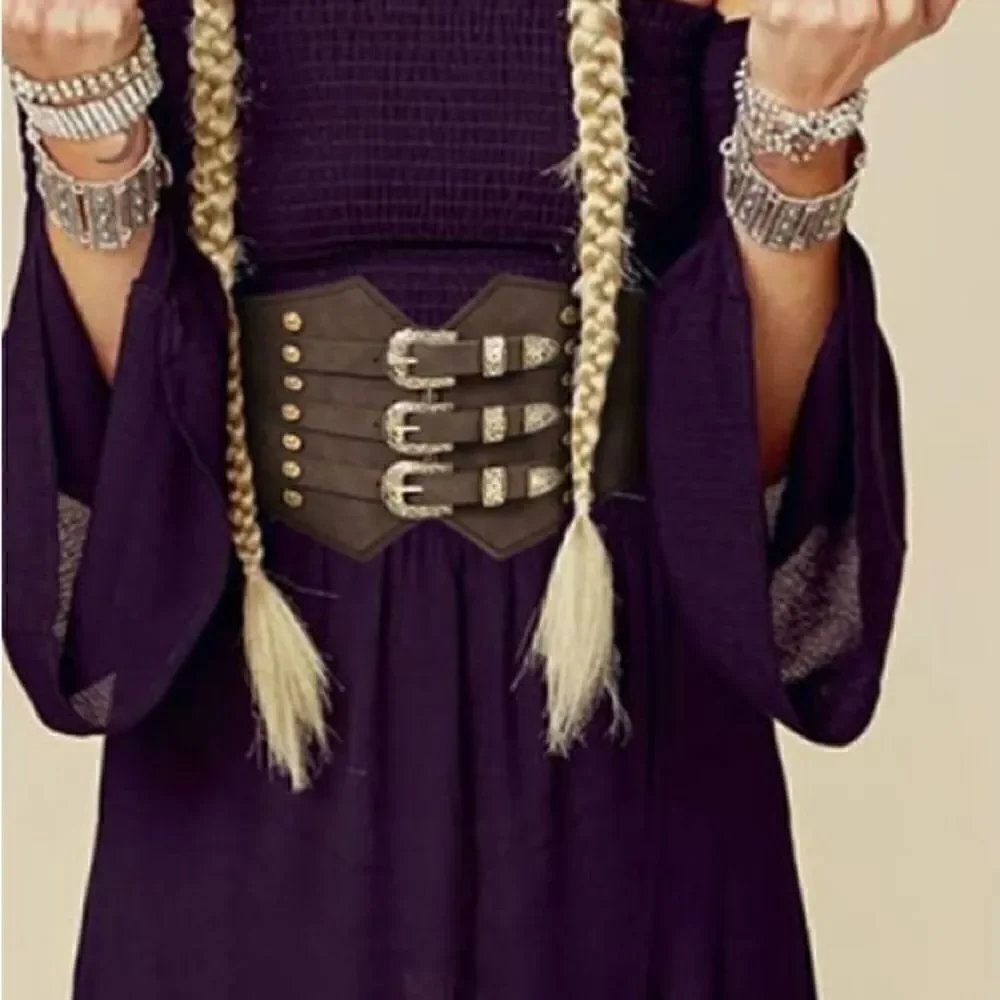 Wide Corset Waist Belt